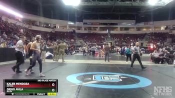 4A 139 lbs 3rd Place Match - Diego Avila, Belen vs Kaleb Mendoza, Deming