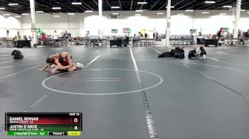 130 lbs 3rd Place Match - Daniel Roman, Roman Legion vs Justin D`Arce, Prime Wrestling Club