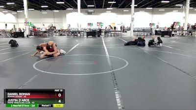 130 lbs 3rd Place Match - Daniel Roman, Roman Legion vs Justin D`Arce, Prime Wrestling Club