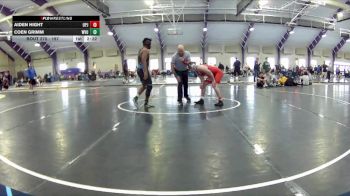 197 lbs Cons. Round 4 - Coen Grimm, West Virginia Unattached vs Aiden Hight, UPJ