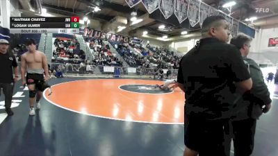 190 lbs 7th Place Match - Naithan Chavez, JW North vs Logan Ulmer, Santiago (Corona)
