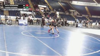 120 lbs Final - Skyla Rodenhiser, Holliston vs Hannah Dyckman, Bristol County/Dighton Rehoboth