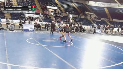 120 lbs Final - Skyla Rodenhiser, Holliston vs Hannah Dyckman, Bristol County/Dighton Rehoboth
