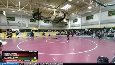 55 lbs Cons. Round 2 - Rozin Jacobs, Cobbler Kids Wrestling vs Clement Mark, Bowman County