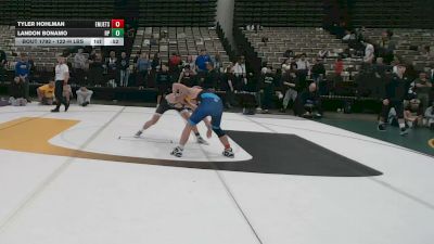 122-H lbs Consi Of 16 #2 - Tyler Hohlman, East Meadow Jets vs Landon Bonamo, Rocky Point HS