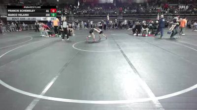 50 lbs Quarterfinal - Francis Schemeley, All I See Is Gold Academy vs Marco Velardi, Jersey 74