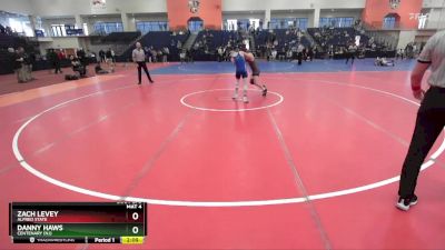 133 lbs Semifinal - Danny Haws, Centenary (NJ) vs Zach Levey, Alfred State