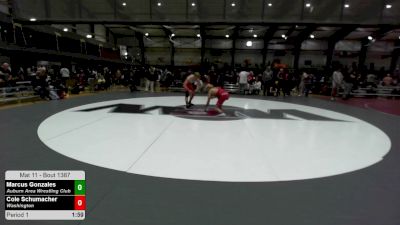165 lbs Semis - Marcus Gonzales, Auburn Area Wrestling Club vs Cole Schumacher, Washington