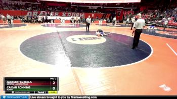 2A 150 lbs Cons. Round 2 - Alessio Pezzella, Crystal Lake (Central) vs Caidan Ronning, Plano