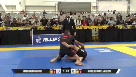 Nicholas Mario Angeloni vs Matthew Boone Cox 2025 World IBJJF Jiu-Jitsu No-Gi Championship