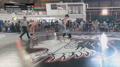 170 lbs Quarterfinal - Cody Coonrod, Metro Elite RTC vs Stephen Whisler, Smitty's Barn