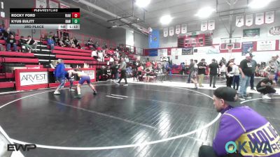 120 lbs 3rd Place - Rocky Ford, Vian Wrestling Club vs Kyus Eulitt, Raw