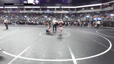 96.6-106 lbs Consi Of 8 #2 - Jaycee Wiscombe, Trailhands vs Ainsley Hoffmann, Rhyno Academy Of Wrestling