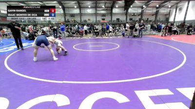 138 lbs Cons. Rd Of 16 - Gavin Rangel, Newberg High School Wrestling vs Isaac Montes De Oca, South Medford Mat Club