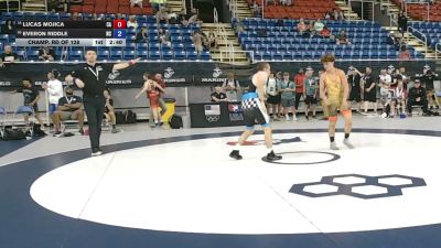 144 lbs Champ. Rd Of 128 - Lucas Mojica, California vs Everon Riddle, North Carolina