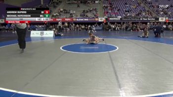 165 lbs Finals (2 Team) - Michael Hutchison, Millikin vs Andrew Supers, Baldwin Wallace