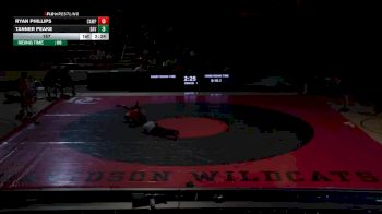 157 lbs Tanner Peake, Davidson vs Ryan Phillips, Campbell