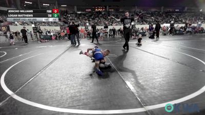 43 lbs 7th Place - Jericho Williams, Powerhouse vs Logan Matthews, Tiger Trained Wrestling