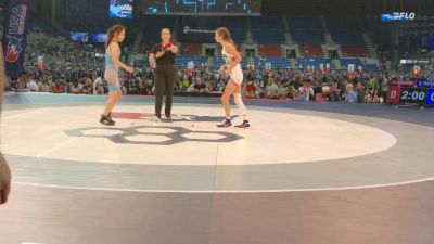 100 lbs Cons. Rd Of 32 - Allegra Keaton, WV vs Emma Rogers, IL