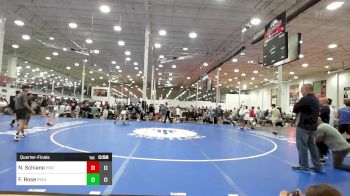 102 lbs Quarterfinal - Nicky Schiano, Pirate Wrestling Club vs Forest Rose, Revival Black