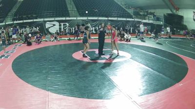 105 lbs Champ. Round 3 - Lola Gonzales, Colorado vs Ronelle Laforge, Montana