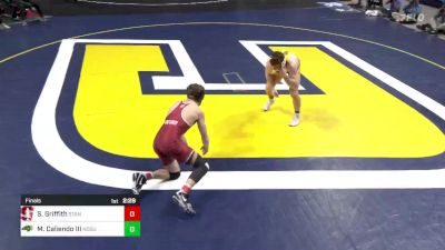 165 lbs Final - Shane Griffith, Stanford vs Michael Caliendo III, ND State