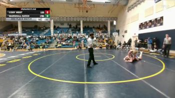 175 lbs 3rd Place Match - Cody West, Lander Valley vs Marshall Hatch, Lyman