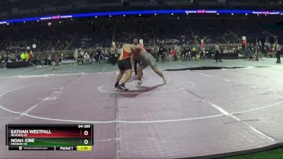 D4-285 lbs Semifinal - Eathan Westfall, Reading HS vs Noah Iobe, Mendon HS