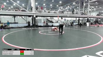 113A lbs Quarterfinal - Deven Casey, Izzy Style Wrestling vs Seach Hibler, Apex