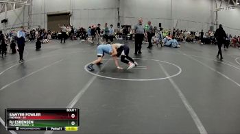 96 lbs Round 1 (3 Team) - Sawyer Fowler, The Rock vs RJ Esbensen, Thunderstruck