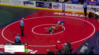 132 lbs Final - Jason Dube, General McLane vs Dawson Shaffer, Rockwood