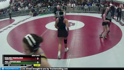 115 lbs Semifinal - Mia Leimgruber, Holtville vs Kailike Madolora, Sierra Vista