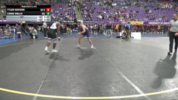 197 lbs Finals (2 Team) - Chris Wells, University Of Dubuque vs Tyler Haydon, Wisconsin-Whitewater