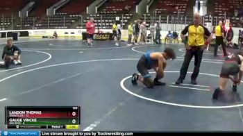 130 lbs Finals (8 Team) - Gauge Vincke, Bad Bass vs Landon Thomas, Rhino Elite