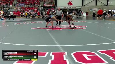 125 lbs Quarterfinal - Giuseppe Minutillo, Carl Albert vs Savion Essiet, Quincy