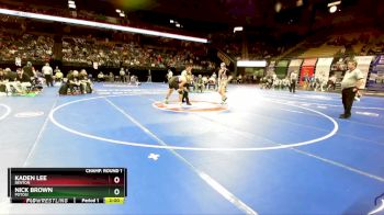 190 Class 2 lbs Champ. Round 1 - Kaden Lee, Benton vs Nick Brown, Potosi
