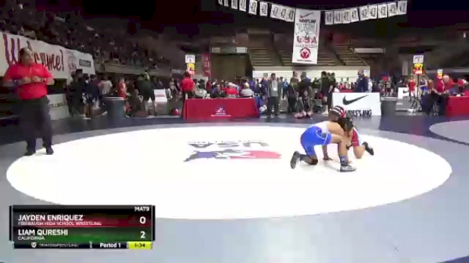 119 lbs Quarterfinal - Jayden Enriquez, Firebaugh High School Wrestling ...