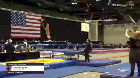 Karlee English - Double Mini Trampoline, Powerhouse - 2021 USA Gymnastics Championships