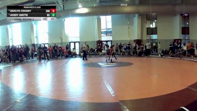 96 lbs Cons. Round 2 - Deklyn Crosby, Riverheads Youth Wrestling vs Avery Diette, Chesapeake