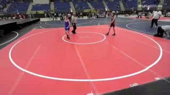 95 lbs Consi Of 8 #2 - Braydon Tougas, Michigan Revolution vs Jacob Ross, Little Indians