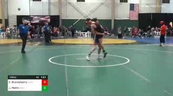 106 lbs Prelims - Carter Brandyberry, Alma Mean Streak vs Javier Pedro, GI Grapplers