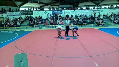 217 lbs Quarterfinal - Aleki Folau, COOLIDGE vs Robert Ibarra, Santa Cruz Valley Union High School