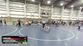 48 lbs Cons. Round 5 - Kyzer Neff, Timpanogos Wrestling vs Hawkins Hoffman, Green River Grapplers Wrestlin