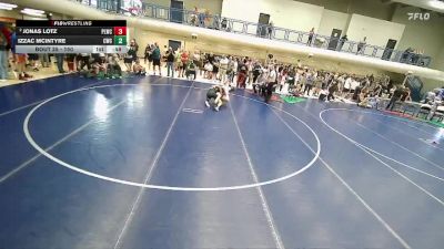 150 lbs Champ. Round 1 - Izzac McIntyre, Carbon Wrestling Club vs Jonas Lotz, Payson Lion Wrestling Club