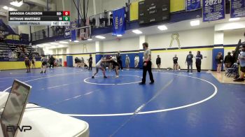 100 lbs Semifinal - Jaragua Calderon, Har-Ber vs Bethani Martinez, Van Buren