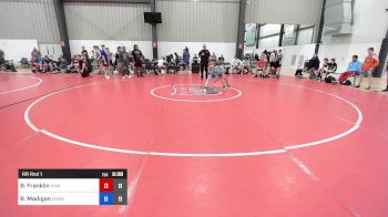 54 kg Rr Rnd 1 - Brody Franklin, Vougar's Honors Wrestling Black vs Ben Madigan, USAW Maine