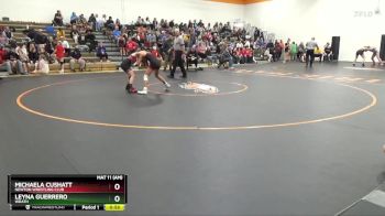 N-5 lbs Semifinal - Michaela Cushatt, Newton Wrestling Club vs Leyna Guerrero, Wrath