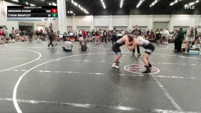 165 lbs Round 2 (4 Team) - Benjamin Duran, Top Rank Hawks Wrestling vs Tyson Brantley, Refinery Wrestling