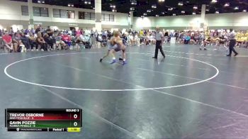 126 lbs Round 3 (16 Team) - Trevor Osborne, Ohio Titan Blue vs Gavin Pozzie, Florida Pitbulls