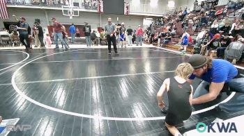 55 lbs Semifinal - Lennox Ailey, Tonkawa Takedown Club vs Rhett Hull, Woodland Wrestling Club